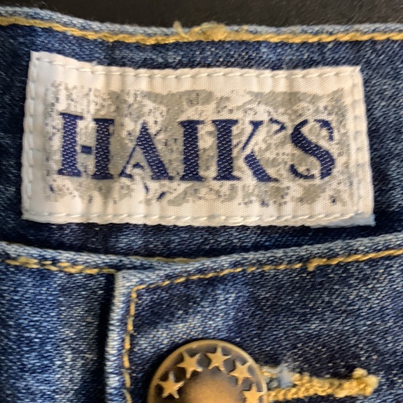 NWT Haik’s ladies dungaree jeans size 12, inseam 32”. - Picture 7 of 8